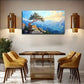 Tree On The Mountain Suitable Wall Art Canvas Office Home Room Framed 120x60cm