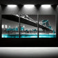 3pcs  New York City Night Skyline Metal Print Ready to Hang Art