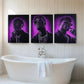3pcs Confident Musicians with Glasses Perfect Wall Art Set Canvas Framed 40x60cm - High Quality Print 100% Australian Made Wall Canvas Ready to Hang