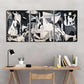 3pcs Aesthetic Choice Abstract Art Style Poster Metal Print Ready to Hang Art