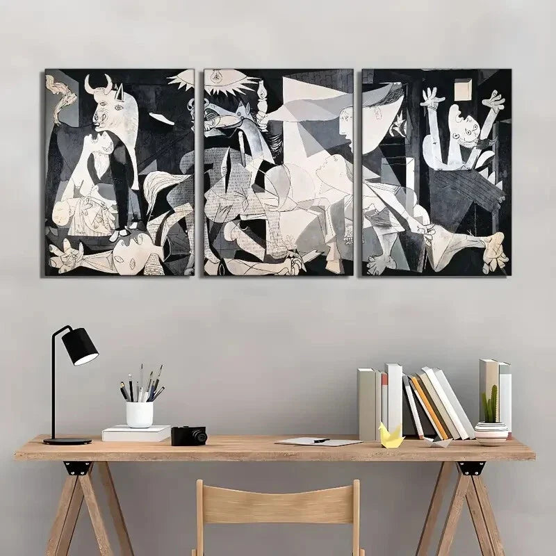 3pcs Aesthetic Choice Abstract Art Style Poster Metal Print Ready to Hang Art