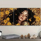 3pcs Intricate gold lace girl Wall Art Set Canvas Framed 40x60cm - High Quality Print 100% Australian Made Wall Canvas Ready to Hang