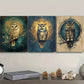 3pcs Classic Modern Owl Wall Art Set Canvas Framed 40x60cm - High Quality Print 100% Australian Made Wall Canvas Ready to Hang