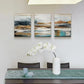 3pcs Mountains, Water, and Sky,  Metal Print Ready to Hang Art