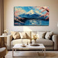 Famous Mount Fuji Decorative Wall Art Canvas Office Home Room Framed 80x45cm