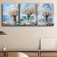 3pcs Daisies on the Windowsill Metal Print Ready to Hang Art