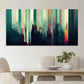Vibrant Abstract Cityscape Wall Art Canvas Office Home Room Framed 120x60cm