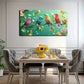 Mini Fairy Tale Birds Suitable Wall Art Canvas Office Home Room Framed 80x45cm