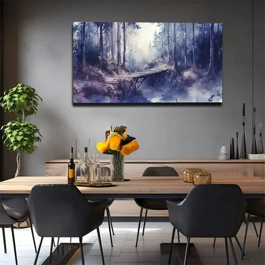 Dance Halls Spaces Paths Wall Art Canvas Office Home Room Framed 120x60cm