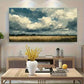 Abstract Cloudy Sky Wheat Wall Art wall canvas office home room framed 120x60cm