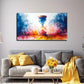 Abstract Design Vibrant Colors Wall Art Canvas Office Home Room Framed 80x45cm
