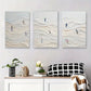 3pcs Golf Course Scene Sand with Golf Players Metal Print Ready to Hang Art