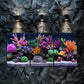 3pcs Vibrant Coral Reef Aquarium with Colorful Art Canvas Framed 40x60cm - High Quality Print 100% Australian Made Wall Canvas Ready to Hang