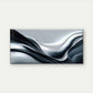 Abstract Monochrome Lines Wall Art Canvas Office Home Room Framed 80x45cm
