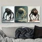 3pcs  Eye monster Art Painting Metal Print Ready to Hang Art