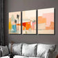 3pcs Abstract Palm Color Desert & Palm Trees Wall Art Set Canvas Framed 40x60cm - High Quality Print 100% Australian Made Wall Canvas Ready to Hang