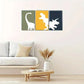 3pcs Dinosaur Decoration Poster Pop Art Metal Print Ready to Hang Art