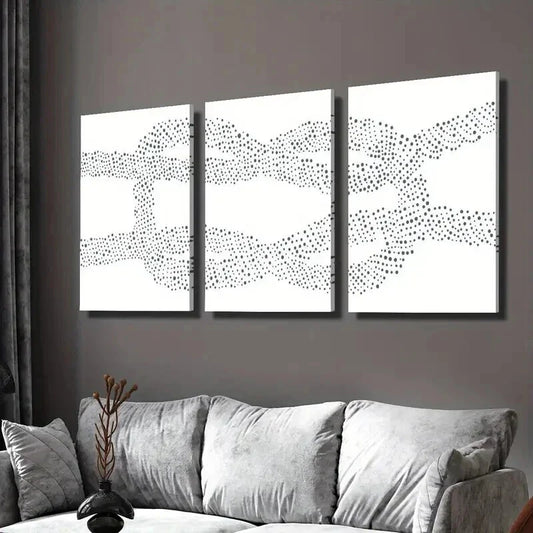 3pcs Nautical Decorative Square Knot Print Wall Art Set Canvas Framed 40x60cm - High Quality Print 100% Australian Made Wall Canvas Ready to Hang