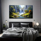 Unforgettable Waterfall Space Wall Art Canvas Office Home Room Framed 120x60cm