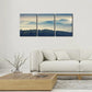 3pcs Mountain Ranges & Green Forest Nature Metal Print Ready to Hang Art