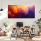 Dynamic Shapes Swirling Pattern Wall Art Canvas Office Home Room Framed 120x60cm