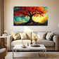 Yellow And Blue Sky Wall Art canvas office home room framed 80x45cm