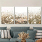 3pcs Scandinavian countryside landscape Metal Print Ready to Hang Art