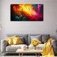 Blue & Green Modern Decor Wall Art Canvas Office Home Room Framed 120x60cm
