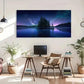 Spring Winter Scenery Retro Wall Art Canvas Office Home Room Framed 120x60cm