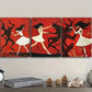 3pcs The Girl and the Beast Red & Black Wall Art Set Canvas Framed 40x60cm - High Quality Print 100% Australian Made Wall Canvas Ready to Hang