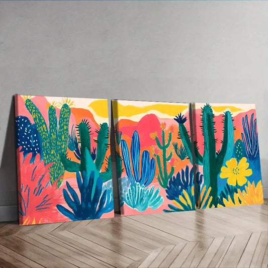 3pcs   Luxurious, Mushroom Garden, Wall Art Set Canvas Framed 40x60cm - High Quality Print 100% Australian Made Wall Canvas Ready to Hang