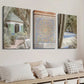 3pcs Moroccan Green Garden & Magical Cactus Wall Art Set Canvas Framed 40x60cm - High Quality Print 100% Australian Made Wall Canvas Ready to Hang