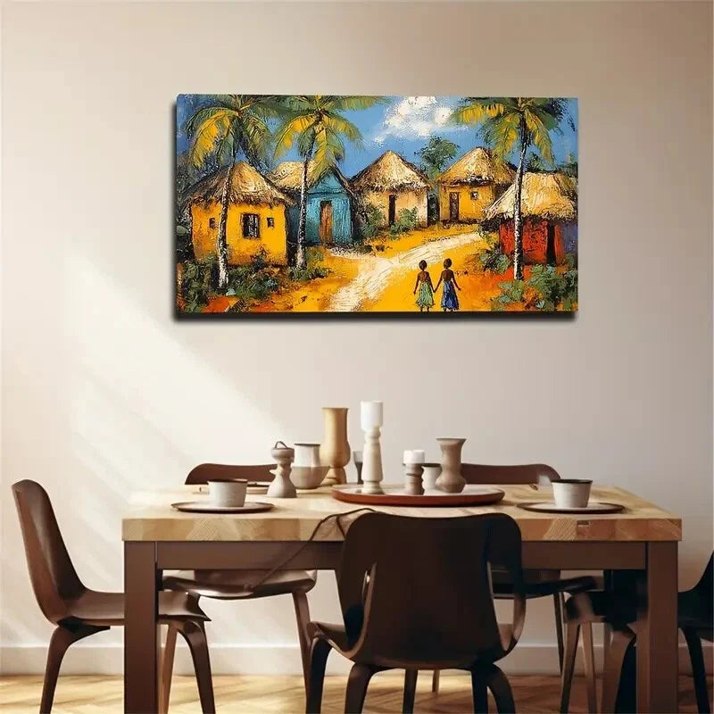The Ancient Style Of The Grass Wall Art Canvas Office Home Room Framed 120x60cm