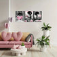 3pcs  African American Women inspirational  Metal Print Ready to Hang Art