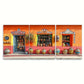 3pcs Mexican Talavera Pottery Mexican Shop Metal Print Ready to Hang Art