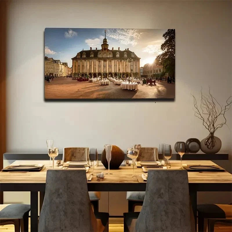 Bohemian Modern Decor Wall Art Canvas Office Home Room Framed 80x45cm