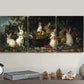 3pcs Rabbit farm ( Wall Art Set Canvas Framed 40x60cm - High Quality Print 100% Australian Made Wall Canvas Ready to Hang