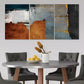 3pcs Mid Century Modern Sage Green Bold Canvas Framed 40x60cm - High Quality Print 100% Australian Made Wall Canvas Ready to Hang