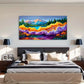 Snowy Mountain Lake & Fantasy Wall Art Canvas Office Home Room Framed 120x60cm