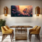 Monarch Butterfly Resting Wall Art Canvas Office Home Room Framed 80x45cm