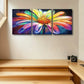 3pcs Vibrant Rainbow Daisy Design Metal Print Ready to Hang Art