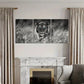 3pcs Black And White Tiger, Wild Nature Metal Print Ready to Hang Art