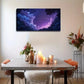 Dreamy Purple Sky with Stars Wall Art Canvas Office Home Room Framed 120x60cm