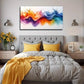 Bohemian Multicolor Oceanic Wall Art Canvas Office Home Room Framed 80x45cm