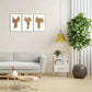 3pcs The Saddle on The Horse Metal Print Ready to Hang Art