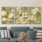 3pcs Vintage Botanical Print, Metal Print Ready to Hang Art