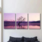 3pcs Sunset, Wisconsin Lake, Bird Perching Metal Print Ready to Hang Art