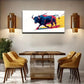 Deco Vibrant Charging Wall Art Canvas Office Home Room Framed 120x60cm