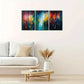3pcs Abstract Art style Modern Minimalist Poster Metal Print Ready to Hang Art