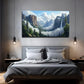 Clouds In The Valley Wall Art Canvas Office Home Room Framed 80x45cm